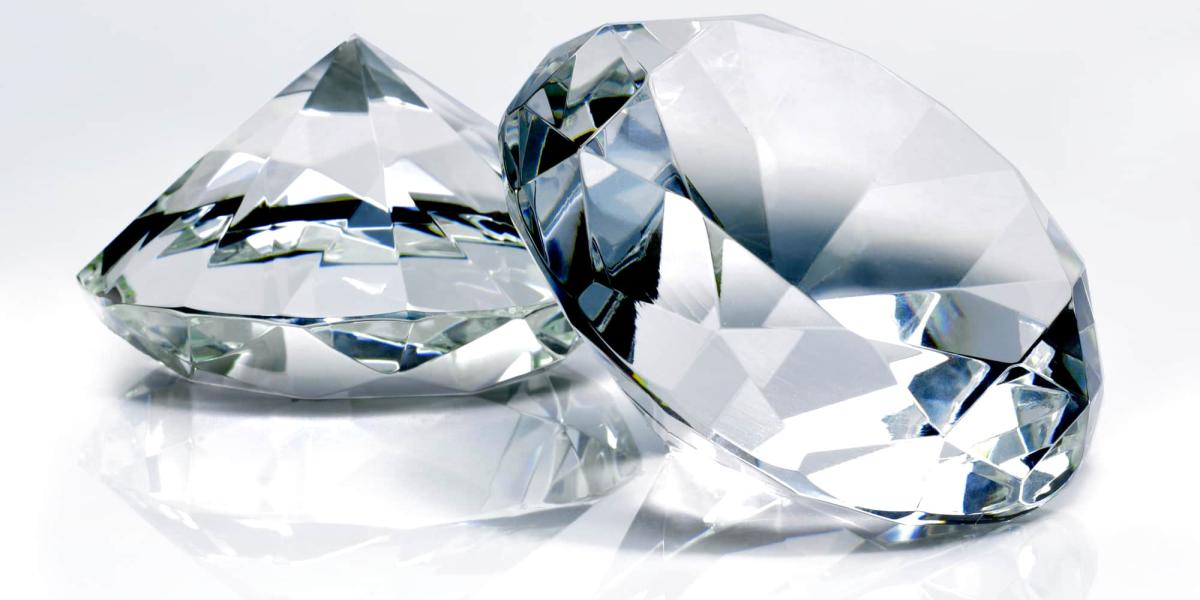 Picture of two diamonds
